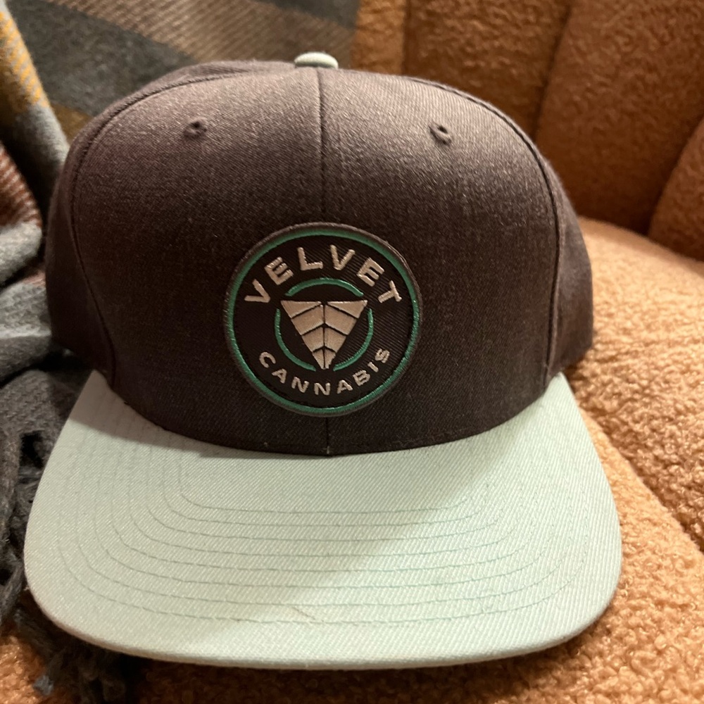 Velvet Cannabis Hat designed by my husband